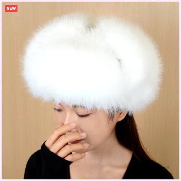 Faux Fur Trapper Hat with Earmuffs, Winter Warm Hat for Men Women main image 5